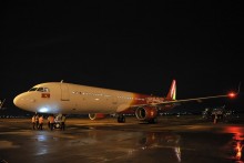 Vietjet receives Vietnam’s first ever 230-seat A321ceo with Sharklets