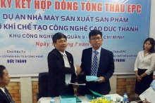 Ký Hợp đồng EPC Dự án Nhà máy sản xuất sản phẩm Cơ khí chế tạo công nghệ cao Đức Thành