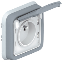 F/B SOCKET 2P+E A-TER F/M GREY