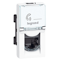 RJ45 C6 FTP 1 M MOSAIC SOCKET