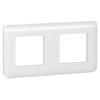 2X2M HOR WHITE PLATE