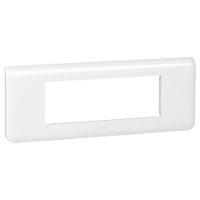 6M HOR WHITE PLATE