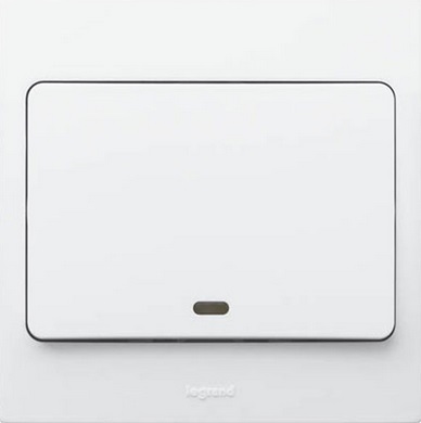 WHITE 1G 1W 10A SWITCH        