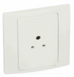 WHITE TELEPH.2A - 3 PIN SOCKET
