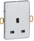 SILVER BS 13A SOCKET MECHANISM