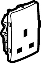 PEARL BS 13A SOCKET MECHANISM 