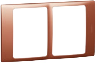 COPPER PLATE 2X1 GANG         