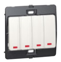PEARLM 4G 1W 10A SWITCH C/W P 