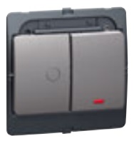 DARKM 1G 1W 20A DP + C/O      