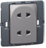 DARKM DOUBLE EURO-US SOCKET   