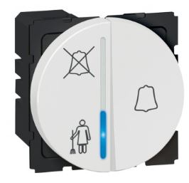 INDICAT. LAMP AND BELL PUSH RW