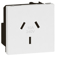 2P+T AUTOSW 10A AUSTR  SQ ALU
