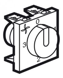 AC SPEED CONTROL 4POSIT SQ ALU