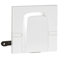 45A CABLE OUTLET  SQ WH
