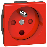 2P+T TAMPERPROOF F/B RED