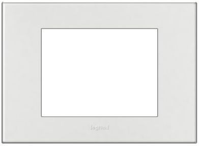 PLATE 3M F/B SQ WH