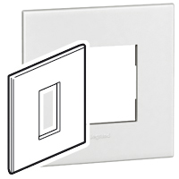 PLATE 1M SQ PEARL ALU BS AR