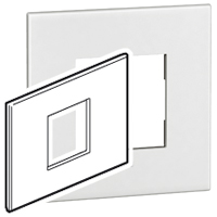 PLATE 2M  ITALY SQ WH