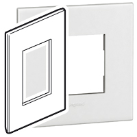PLATE 3M 2"X4" US SQ DARK