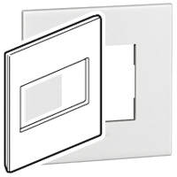 PLATE 4M 4"X4" US SQ WH