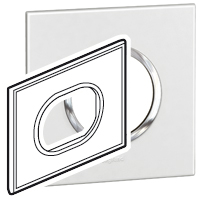 PLATE+FR 3M F/B RD WH