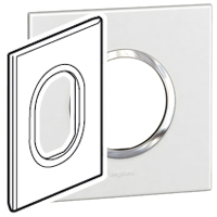 PLATE+FR 3M 2"X4"  US RD WH