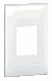 FLUSH PLATE FOR SINGLE MCB WITH SUPPORT FRAME