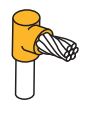 Graphite Mold Cable To Ground Rod and Horizontal Cable Terminal To Ground Rod 