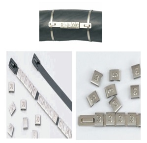 Nhãn đánh dấu dây điện Inox 316 - ký tự +