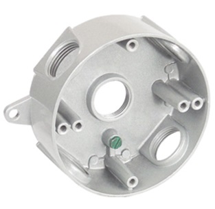WeatherProof Round Box Φ114mm, knockout 1/2