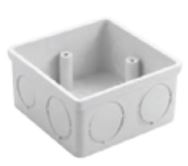Square Box, Flush Mounting size 78x78x38mm